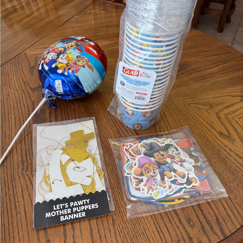 Paw Patrol birthday party kit